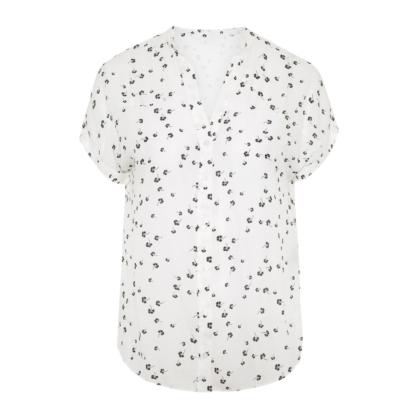 Polka Dot Digital Print Plus Size Loose Casual Button Cardigan