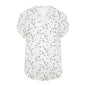 Polka Dot Digital Print Plus Size Loose Casual Button Cardigan