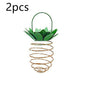 Outdoor Waterproof Garden Pineapple Solar Lights Path Lights Hanging Fairy Lights Solar Led Warm Fairy String Decor