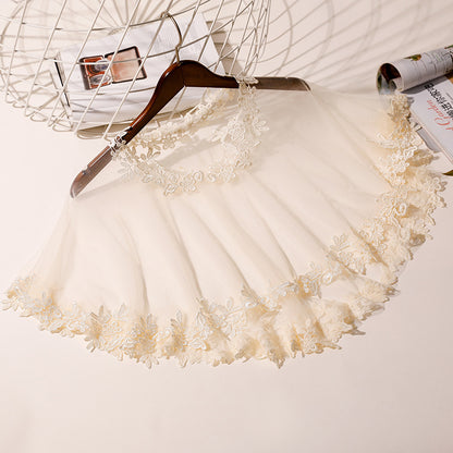 Women's Summer Thin Pullover Lace Shawl Blouse