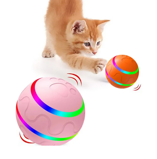 Adding experimentally  Pet New Cat Wicked Ball Toy Intelligent Ball USB Cat Toys Self Rotating Ball Automatic Rotation Ball